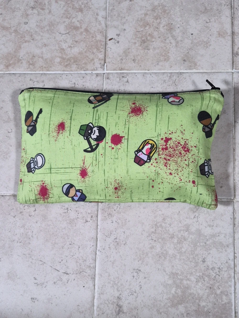 Green Zombie Travel Bag